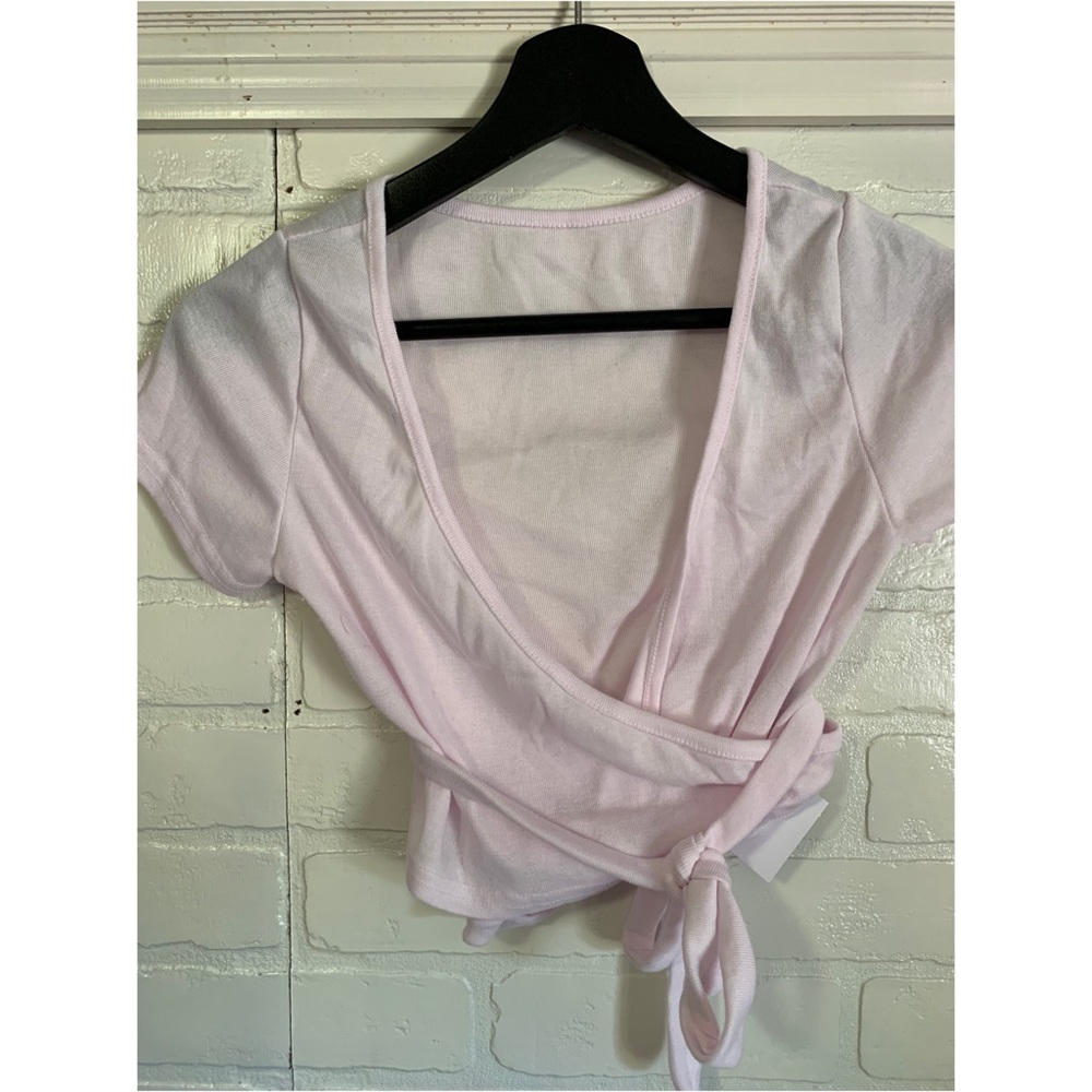 Wrap crop top